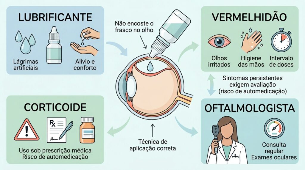 Usar colírio nos olhos: quando e como fazer? Quais são os erros mais comuns?