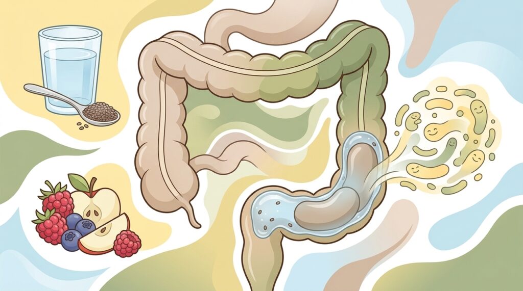 Por que a chia é boa para pessoas com intestino preso