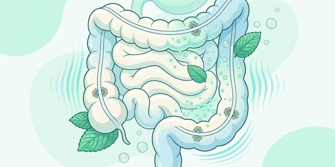 Como a hortelã ajuda a aliviar naturalmente cólicas intestinais e desconforto abdominal