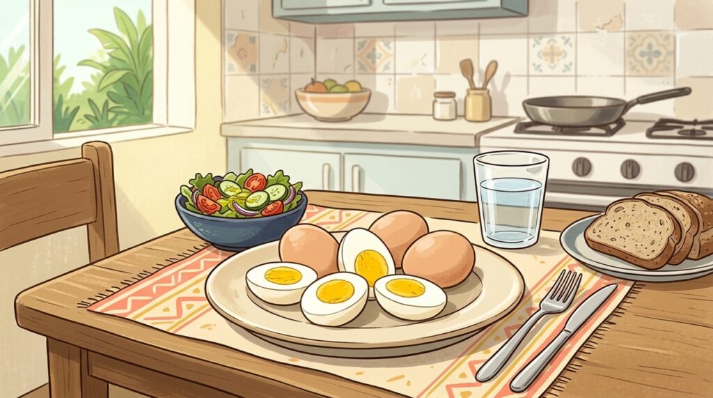 Ovos cozidos: dicas para um consumo seguro e nutritivo.