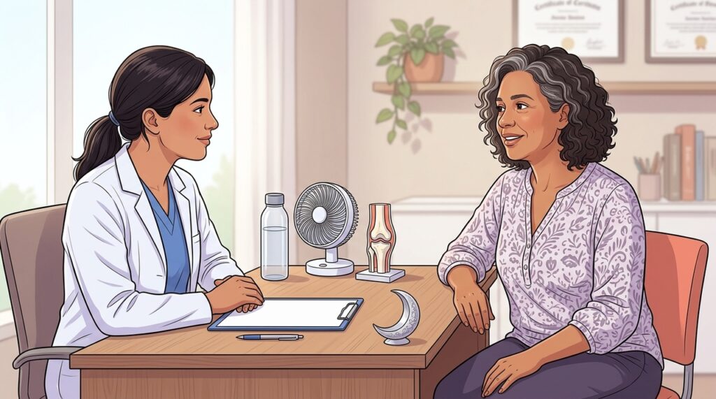 Como aliviar os sintomas desconfortáveis da menopausa, como ondas de calor, alterações de humor ou insônia