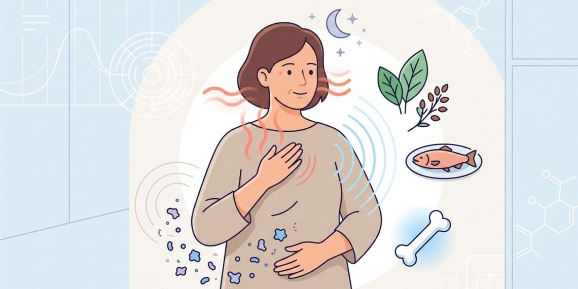 Como aliviar os sintomas desconfortáveis da menopausa, como ondas de calor, alterações de humor ou insônia