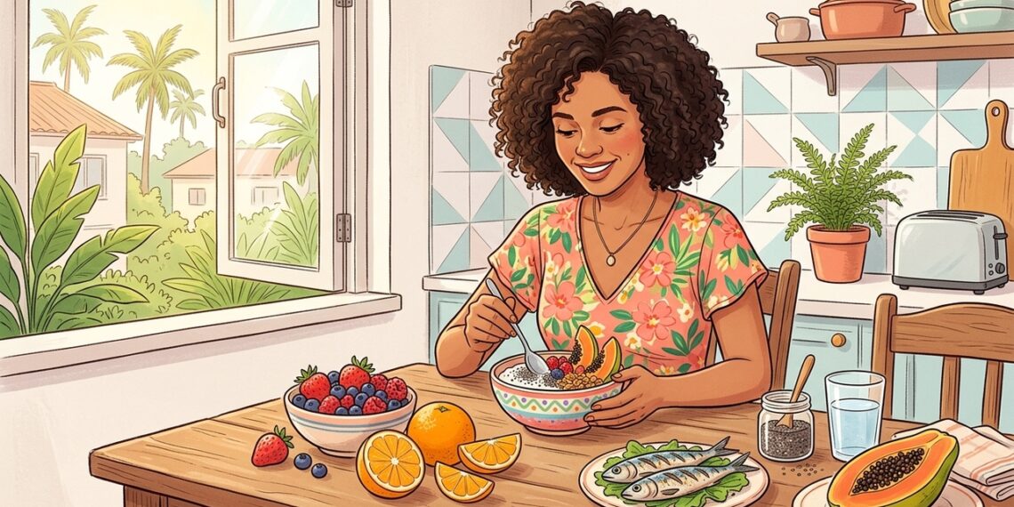 Estes são os alimentos benéficos para a saúde da nossa pele