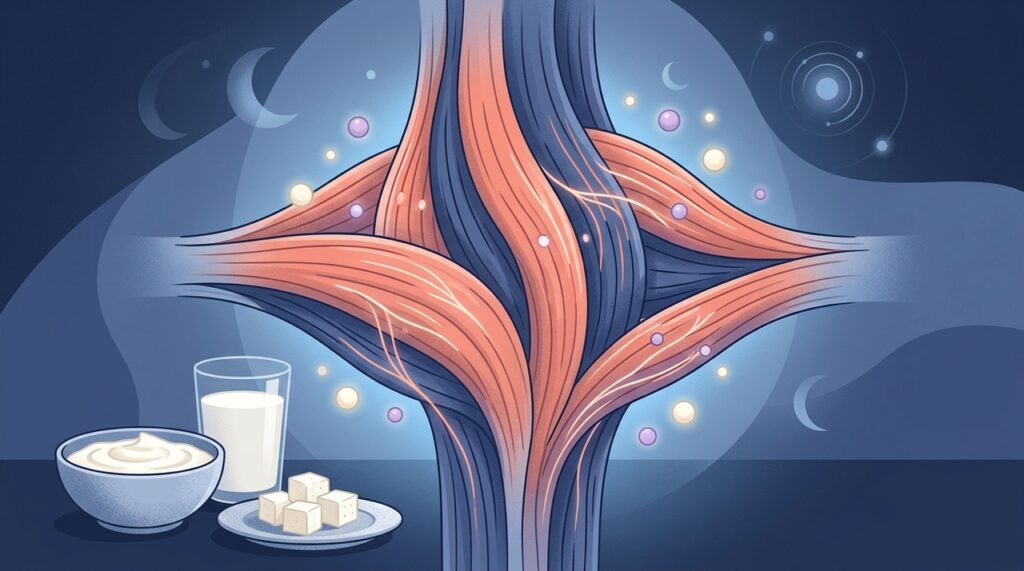 O que comer antes de dormir para favorecer a recuperação muscular