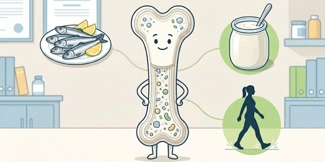 Como promover a saúde dos ossos: alimentos e dicas para fortalecer a densidade óssea