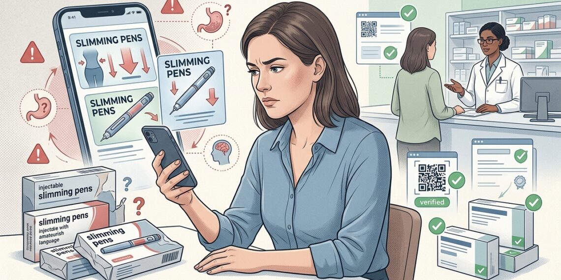 Caneta emagrecedora sem registro: como identificar o risco antes de comprar pela internet