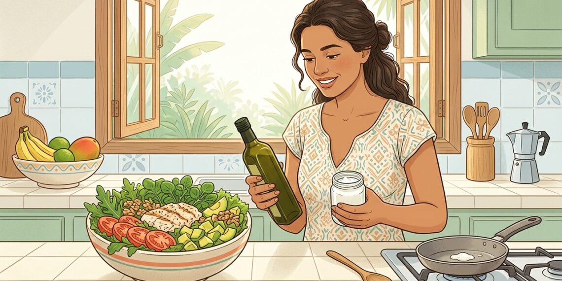 É o azeite de oliva ou o óleo de coco? Qual é o melhor para cozinhar todos os dias?