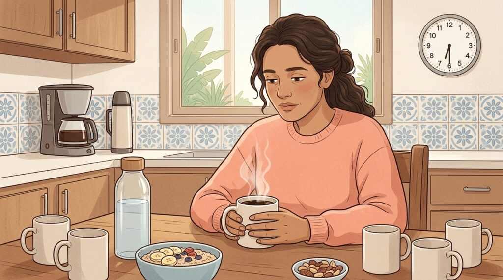 Se alguém tolera doses altas de cafeína sem se sentir alterado, não é uma boa adaptação: é um sinal de fadiga crônica do sistema nervoso