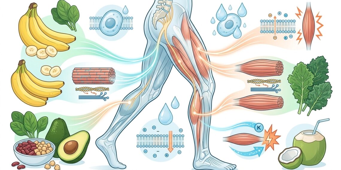 Como o potássio ajuda a aliviar as câimbras musculares