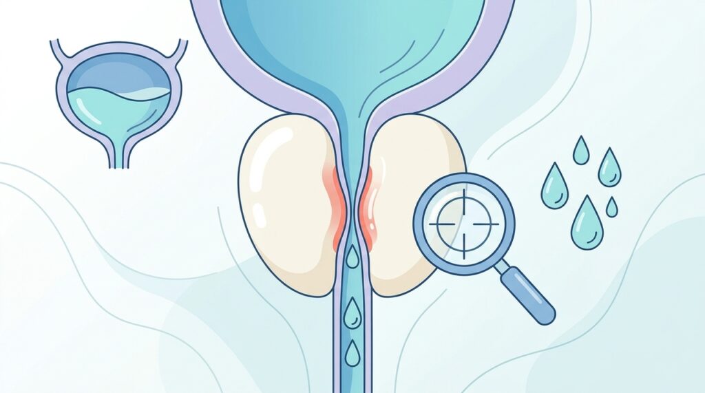 O que é a hiperplasia prostática benigna, que afeta principalmente homens com mais de 50 anos