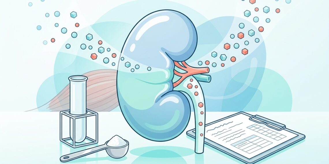 Creatina pode alterar exame de creatinina? O cuidado antes de interpretar função renal