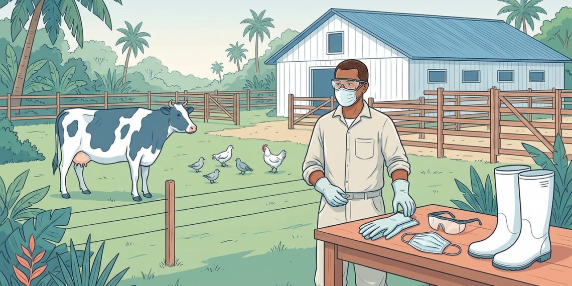 O contato com aves e animais doentes que exige atenção diante da vigilância da gripe aviária