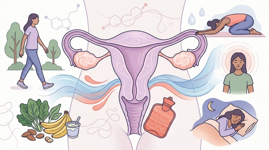 Como aliviar os sintomas dolorosos da síndrome pré-menstrual, como cólicas, irritabilidade ou inchaço