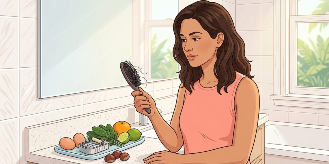 Qual deficiência de vitamina causa queda de cabelo?