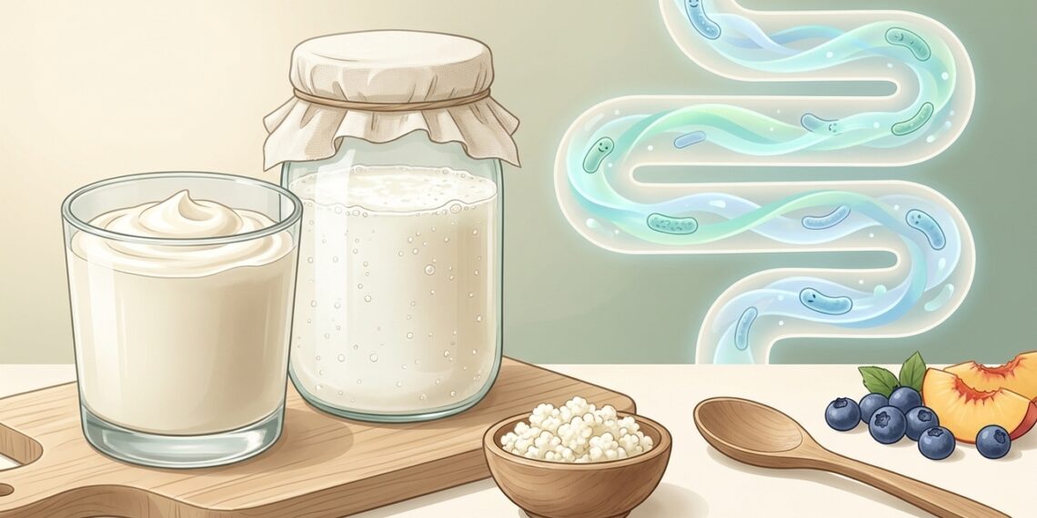 Como o iogurte natural e o kefir afetam a saúde intestinal, segundo a ciência