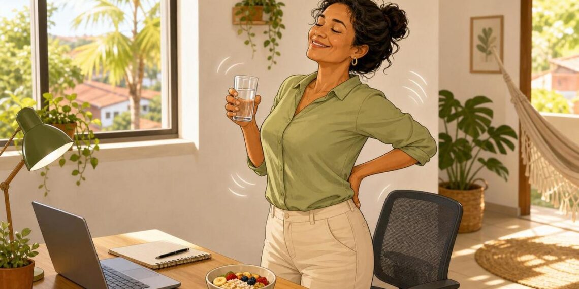 A constipação intestinal frequente não se deve apenas à falta de fibras, mas sim ao baixo consumo de água e ao sedentarismo diário