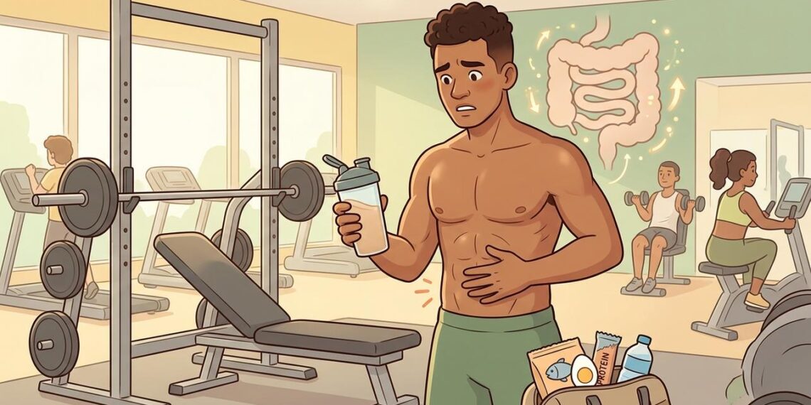 A dificuldade de ganhar massa muscular não se deve apenas ao treino, mas sim à baixa absorção de proteína por inflamação intestinal