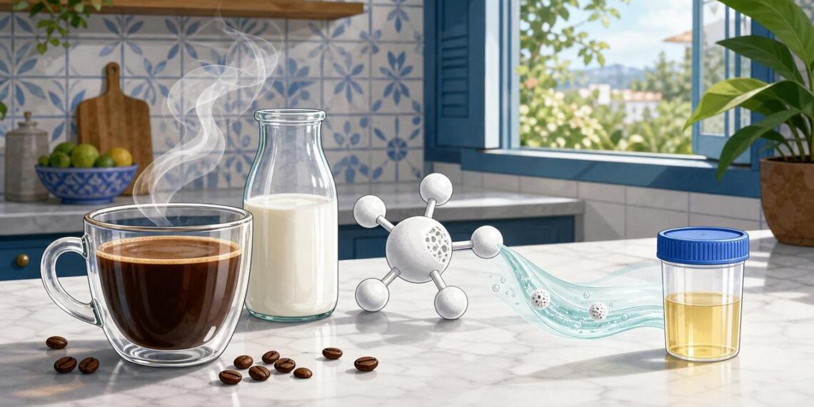A falta de cálcio no corpo não se deve apenas ao baixo consumo de laticínios, mas sim ao excesso de cafeína que aumenta sua excreção urinária
