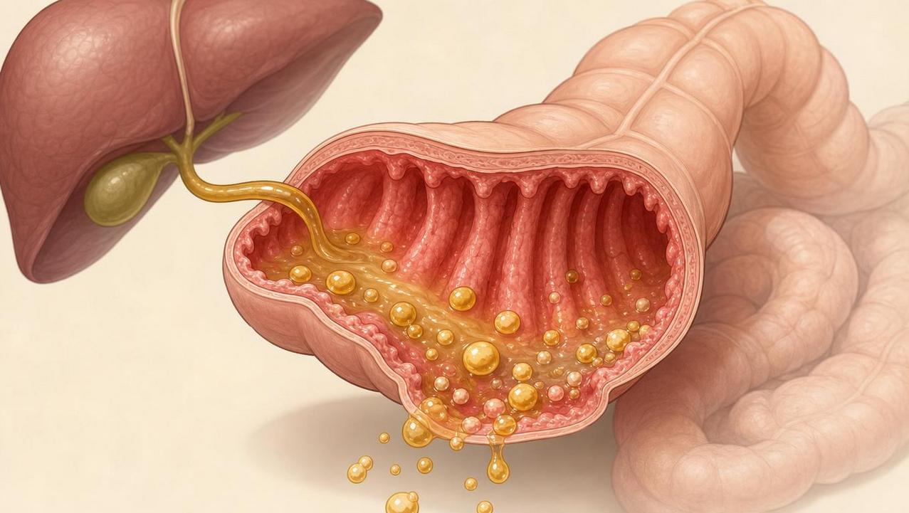 Inflamação intestinal pode reduzir a absorção adequada de vitamina D.