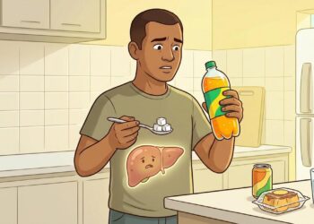 A gordura no fígado não se deve apenas ao álcool, mas sim ao excesso de açúcar e frutose na alimentação diária