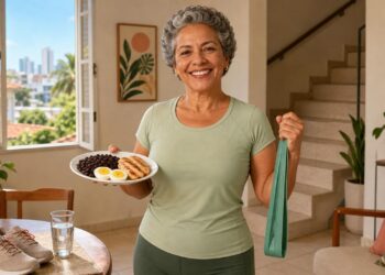 A perda de massa muscular após os 50 anos não se deve apenas à idade, mas sim à baixa ingestão diária de proteína associada ao sedentarismo