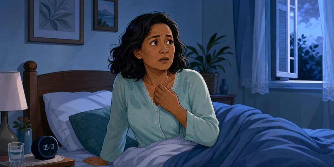 Acordar suando mesmo no frio pode ser um dos primeiros sinais de desequilíbrio hormonal ou queda de glicose noturna