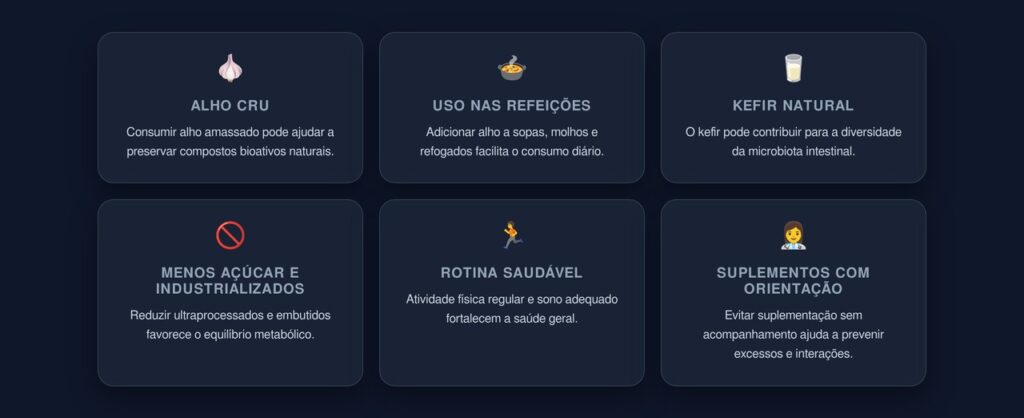 alho e kefir