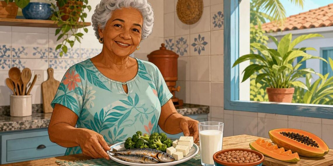 Alimentos que fortalecem os ossos e previnem fraturas graves em idosos