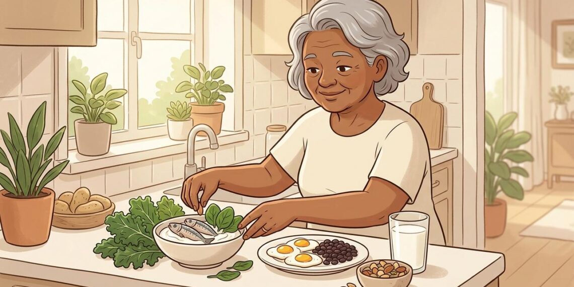 Alimentos que reforçam os ossos e previnem fraturas perigosas e frequentes em idosos