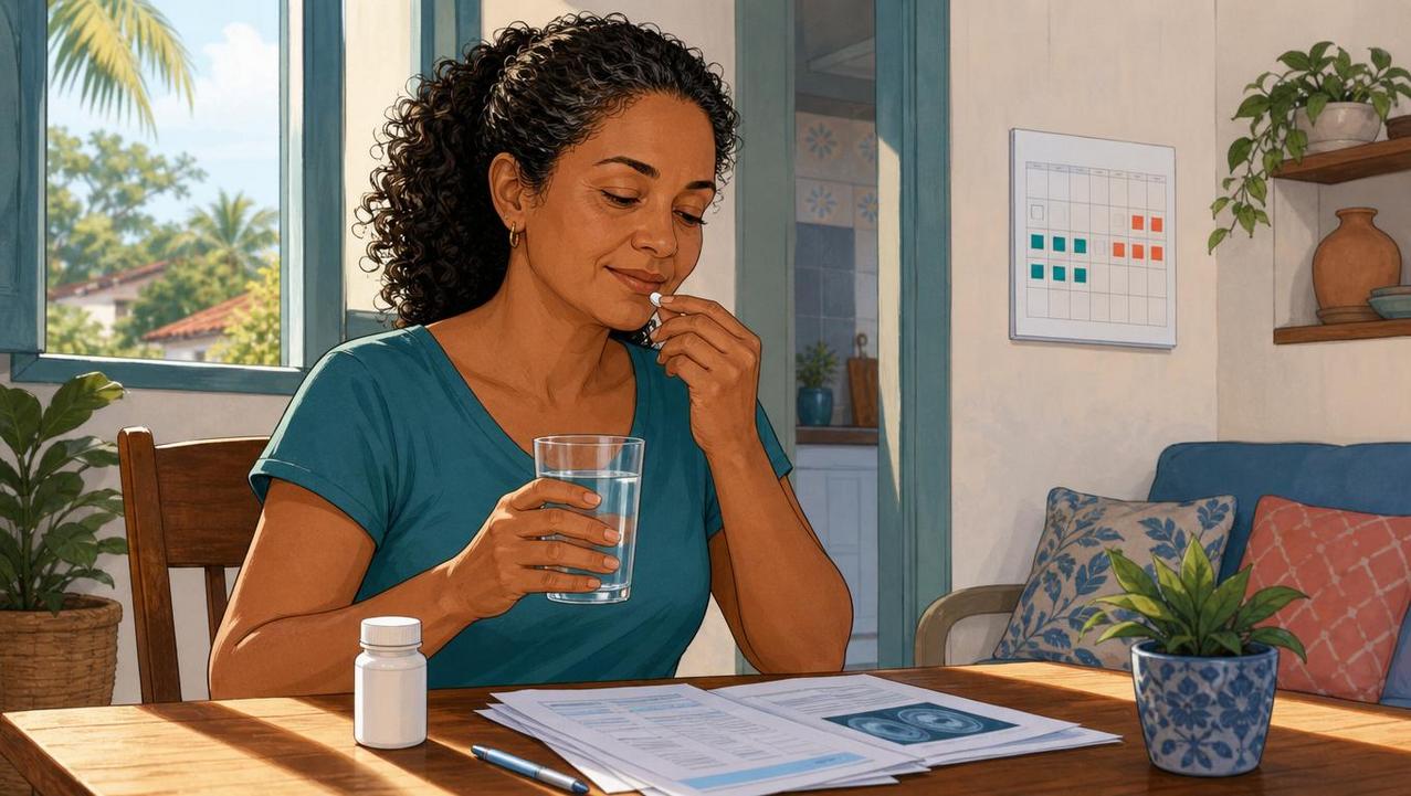 Melhora com vitamina D costuma aparecer ao longo de semanas.