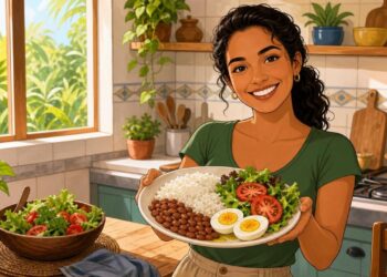 Como combinar arroz, feijão e ovo no mesmo prato para atingir a quantidade ideal de proteína por refeição