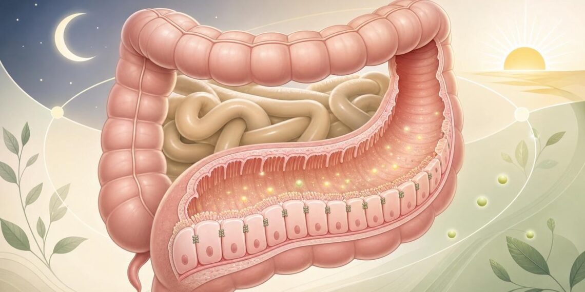 Como o jejum noturno prolongado (12-14h) afeta a renovação das células intestinais e reduz a inflamação sistêmica