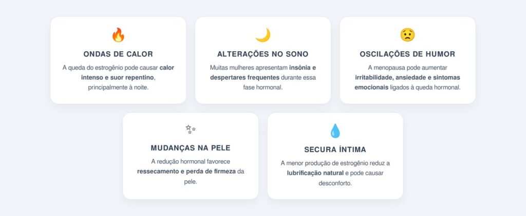 O que muda no corpo durante a menopausa?