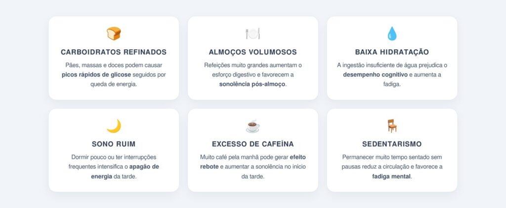 Quais hábitos pioram o apagão das 15h?