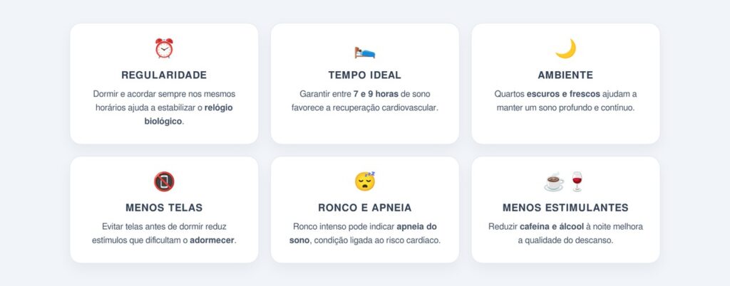 Quais hábitos de sono protegem o coração?