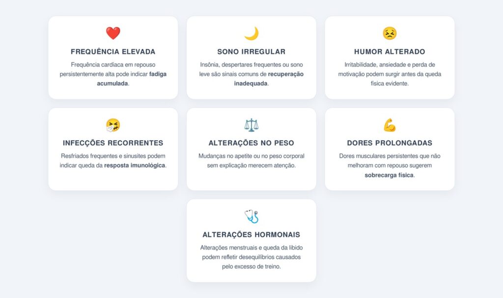Quais são os sinais discretos de fadiga crônica?