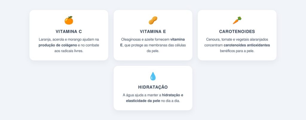Como os antioxidantes e a alimentação atuam?