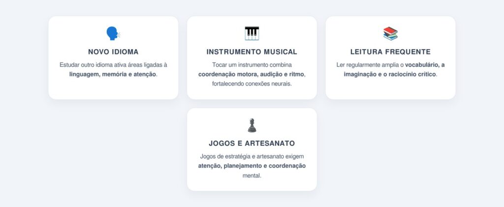Como aprender coisas novas atua nas funções neurais?