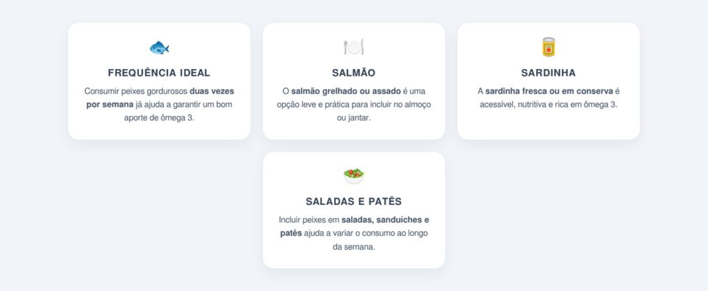 Qual a frequência indicada de consumo?