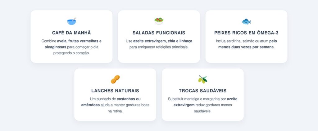 Como combinar esses alimentos na rotina?