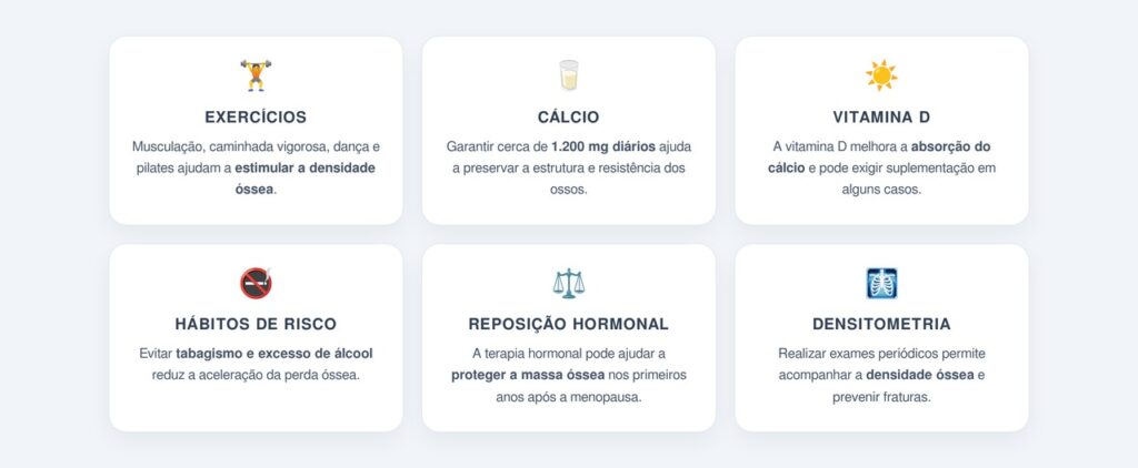 Quais hábitos ajudam a preservar a massa óssea?