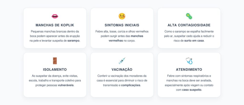 Manchas de Koplik: O Sinal Inicial de Sarampo Antes das Manchas na Pele