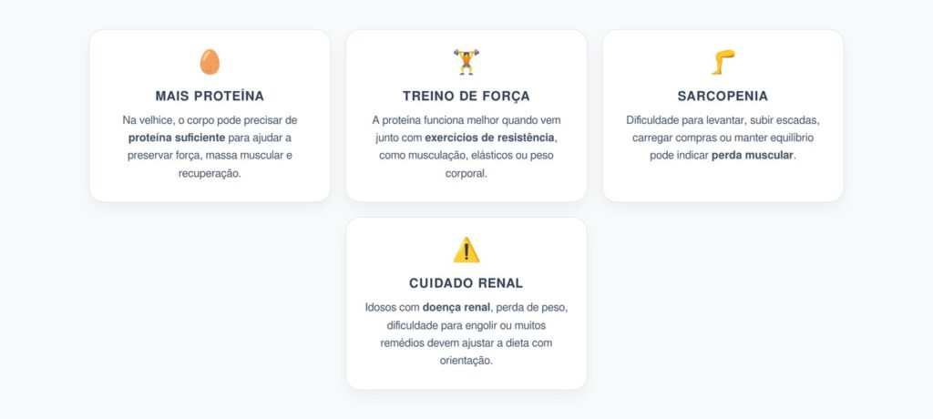 Proteína na Velhice: Nutriente Essencial para Preservar Músculos