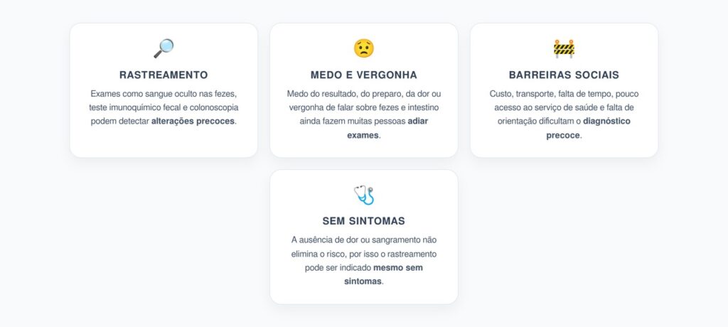 Rastreamento do Câncer de Intestino: Barreiras Que Atrasam o Diagnóstico