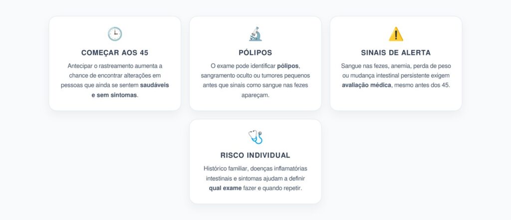 Rastreamento do Câncer Colorretal aos 45: O Que Muda na Prevenção