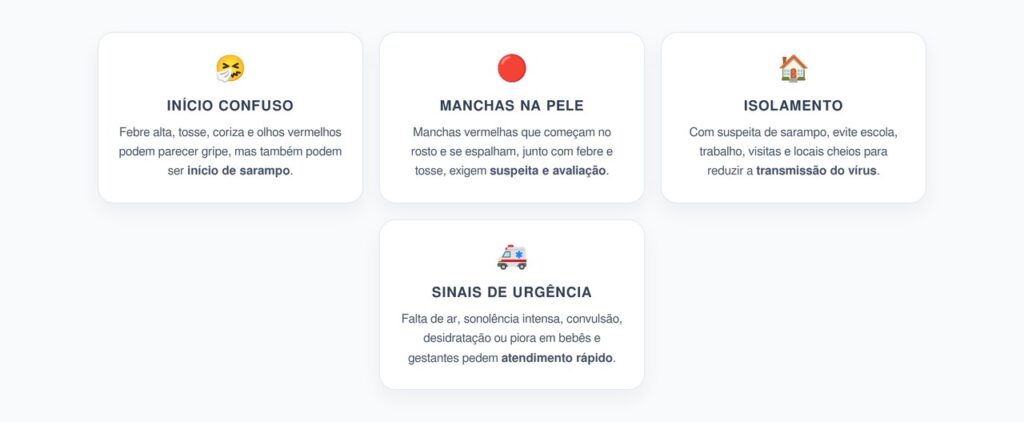 Sarampo Parece Gripe no Começo: Quando Isolar e Procurar Ajuda