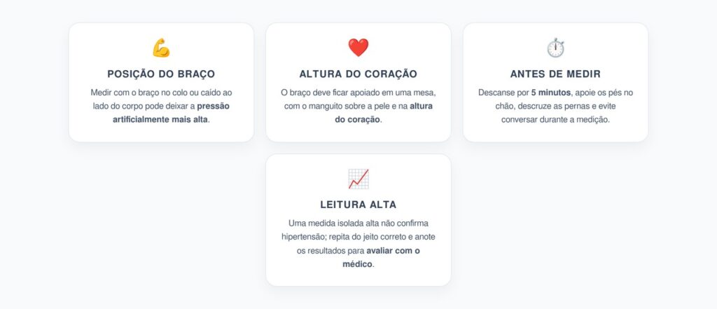 Erro ao Medir Pressão em Casa: A Posição do Braço que Pode Alterar o Resultado