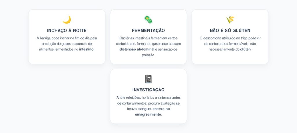 Barriga Inchada no Fim do Dia: Quando Pode Ser Fermentação Intestinal