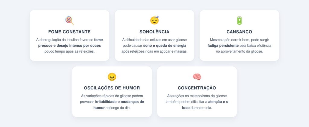 Como a insulina afeta a fome, o humor e a energia?