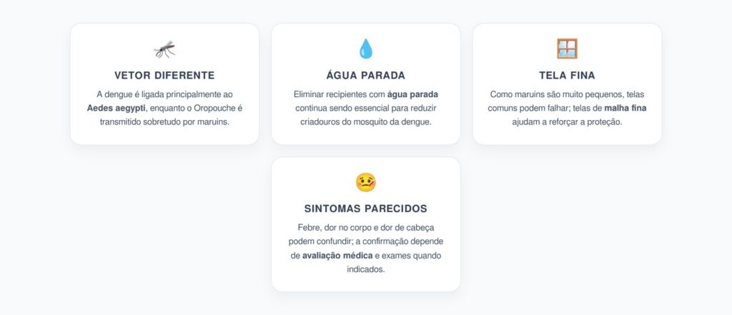 Dengue ou Oropouche: O Vetor que Muda a Prevenção Dentro de Casa